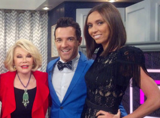 Joan Rivers, George Kotsiopoulos, Giuliana Rancic Joan Rivers, George Kotsiopoulos, Giuliana Rancic